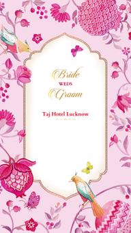 Blossom Beauty Wedding Save the Date Wedding Invitation Video