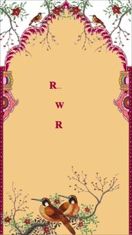 Sparrow’s Song Classic Indian Wedding Save the Date Card